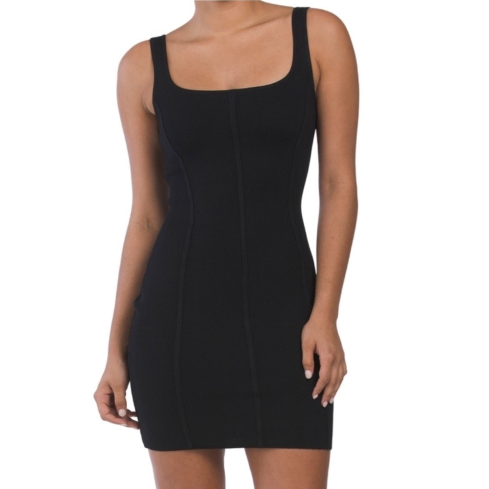 NWT ✨ House of Harlow 1960 Luxe Essentials Compression Kint Dress in Bla…